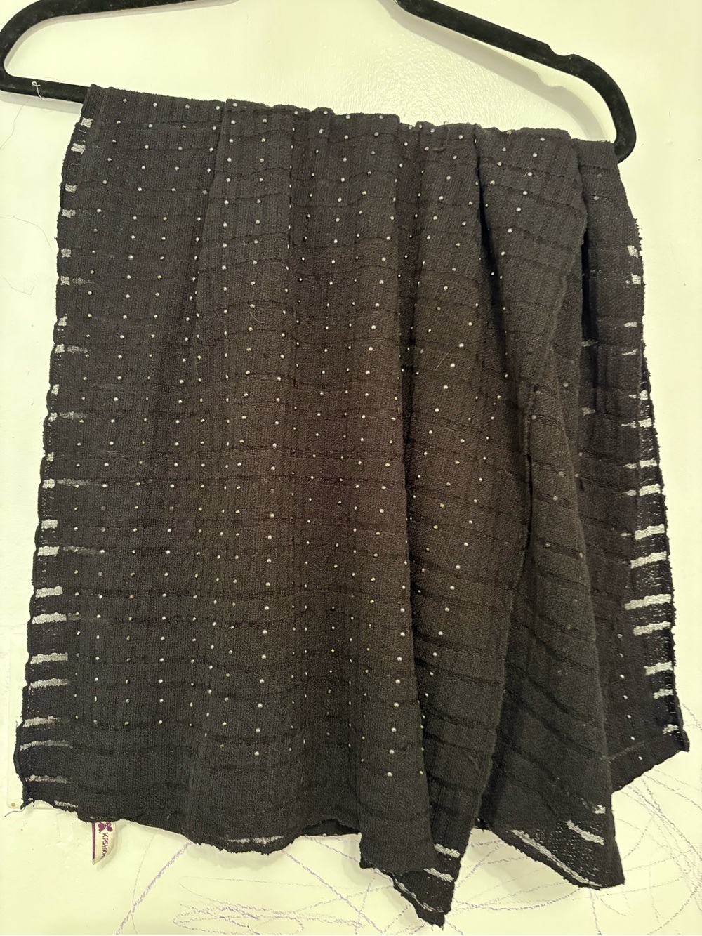 Black scarf